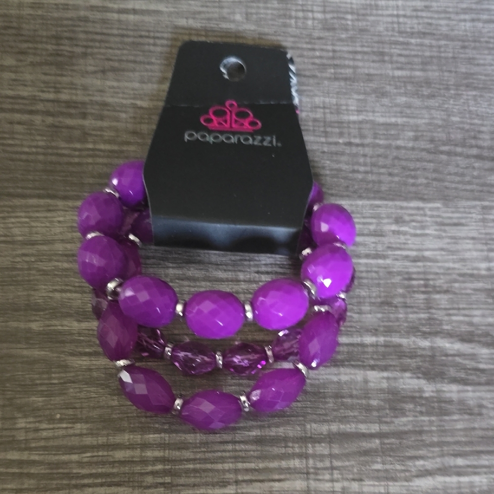 Paparazzi Vibrant Purple Bracelet Set